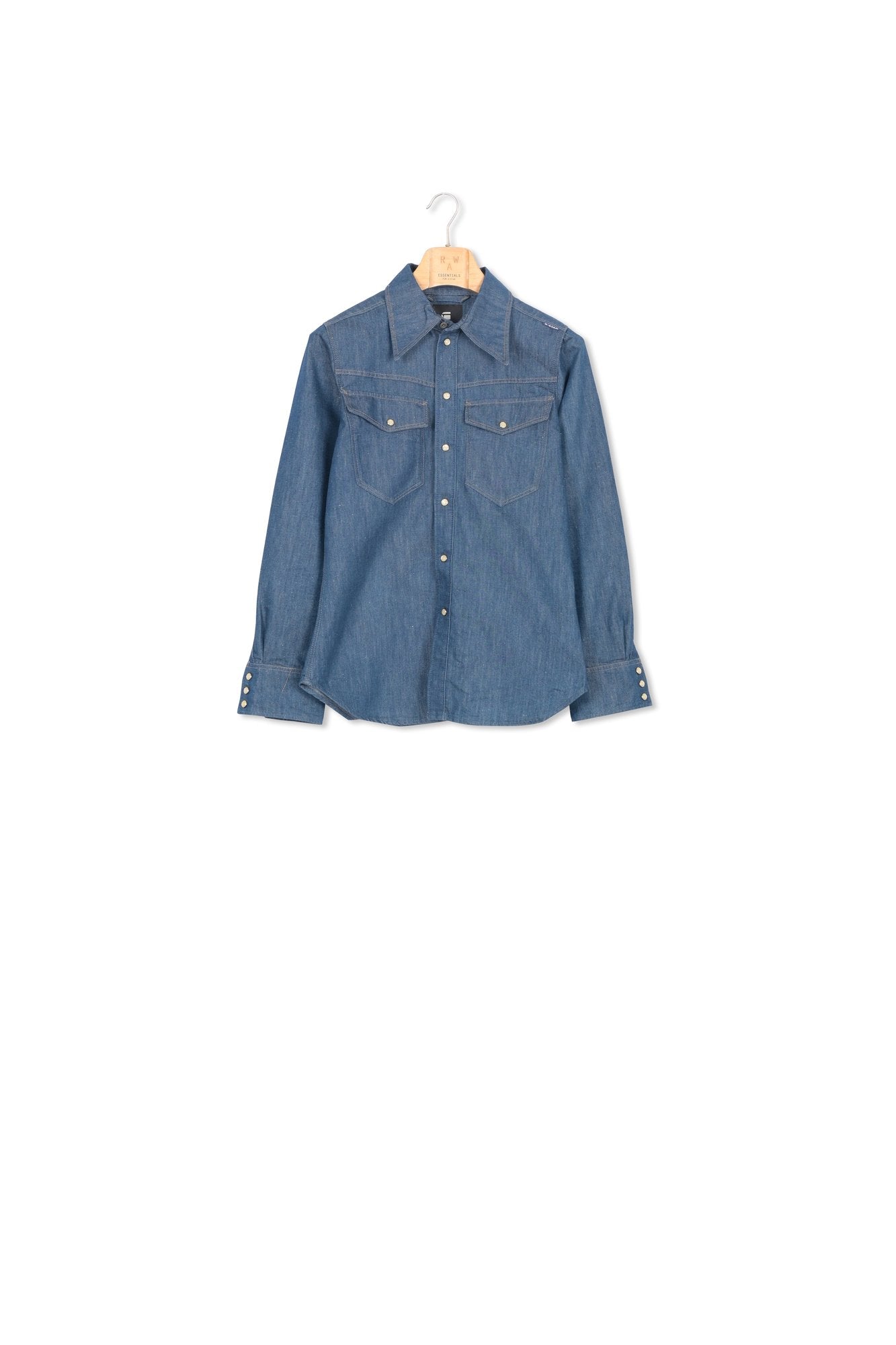 Premium 70'S Slim Denim Shirt Dada sport preloved - seconde main