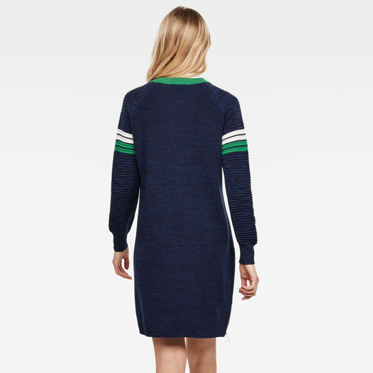 Suzaki Stripe Knit Dress Dada sport preloved - seconde main