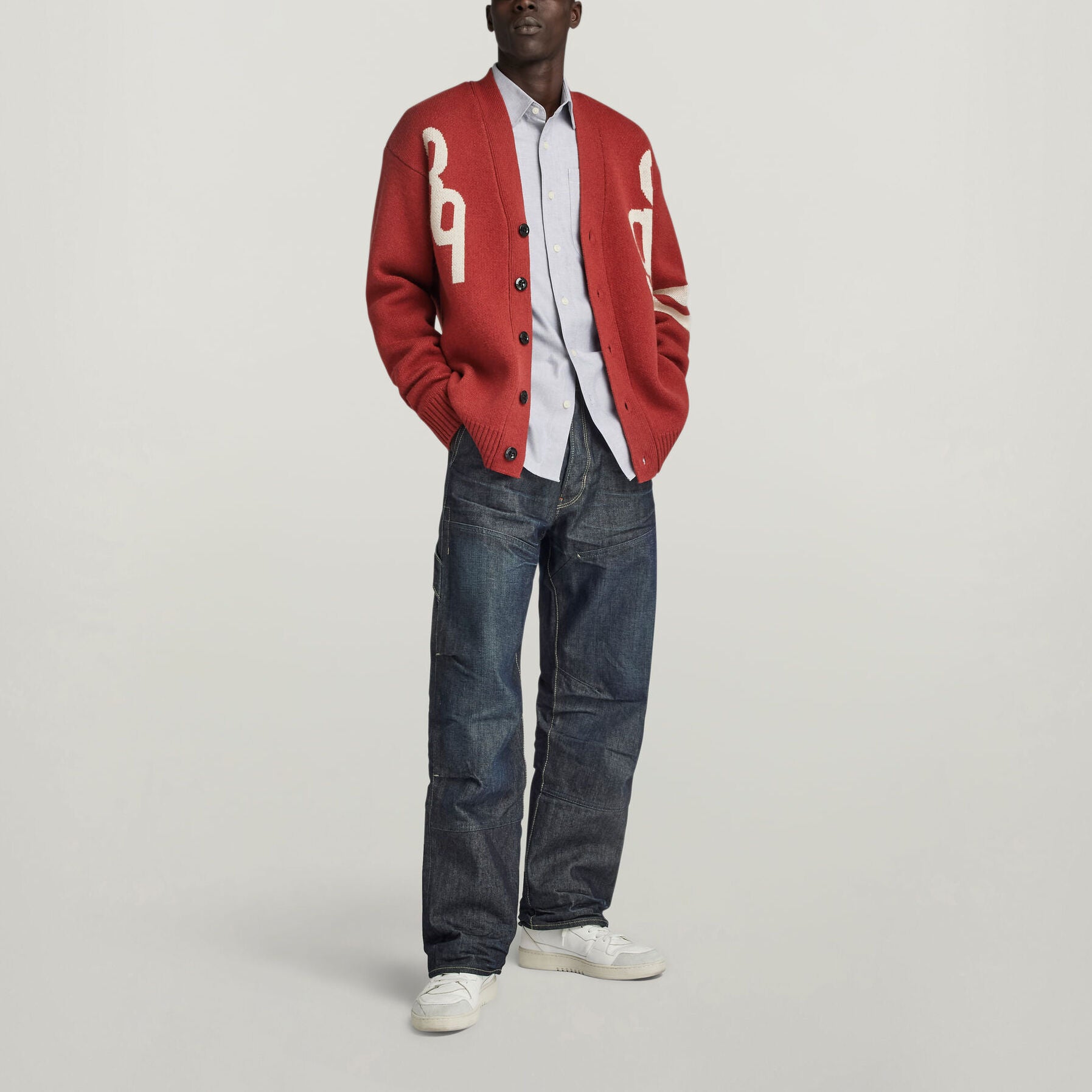 Holiday 89 GS Loose Knitted Cardigan Dada sport preloved - seconde main