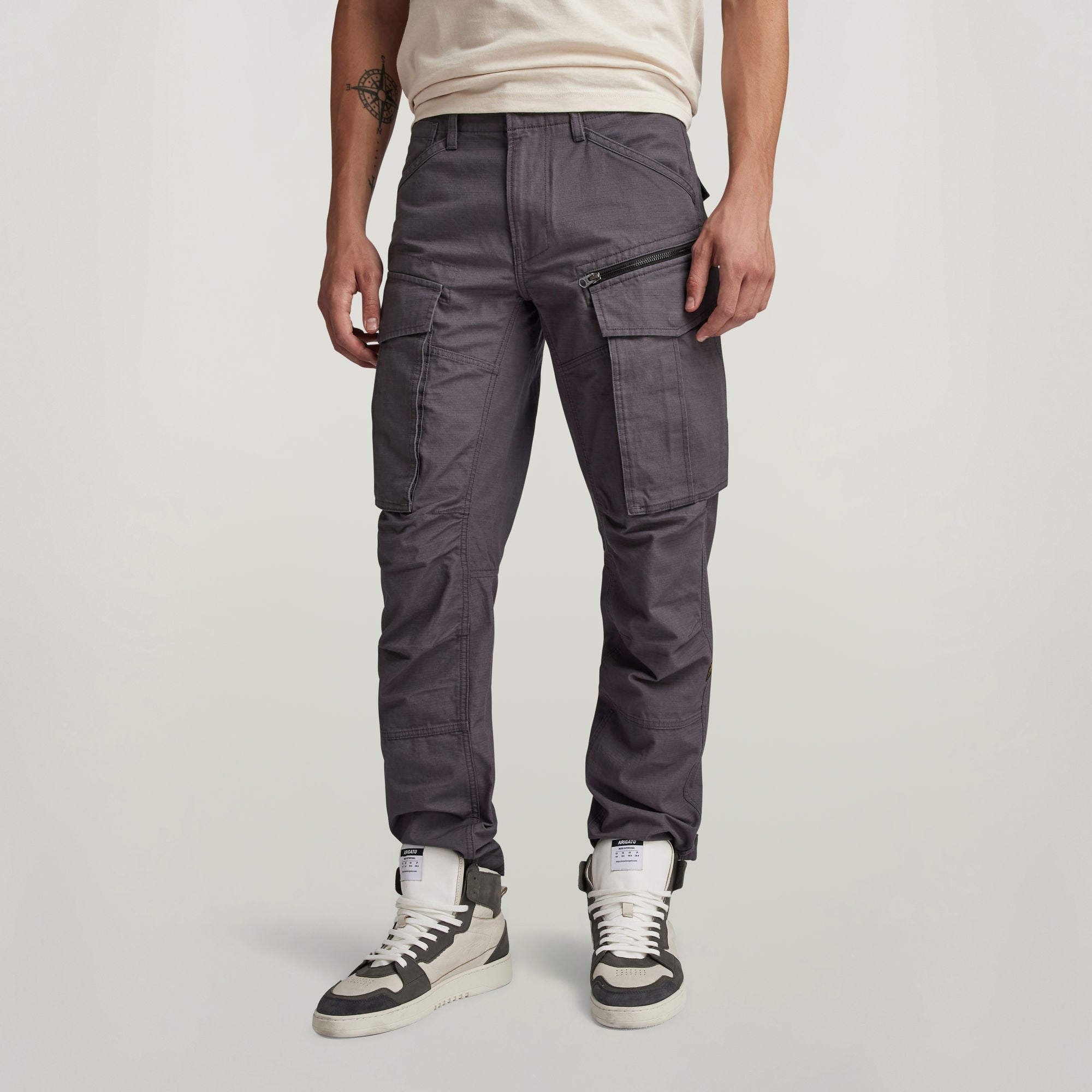 Rovic Zip 3D Regular Tapered Pants Dada sport preloved - seconde main