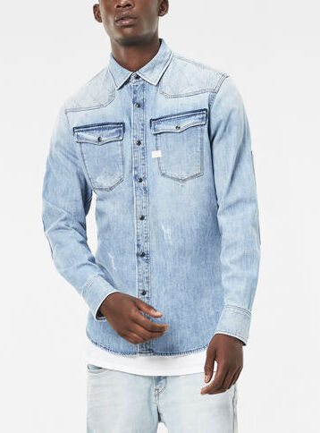 3301 Quilted Denim Shirt Dada sport preloved - seconde main