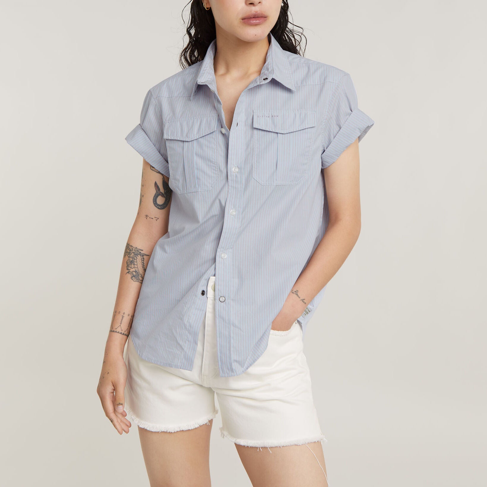 Military Button Down Shirt Dada sport preloved - seconde main