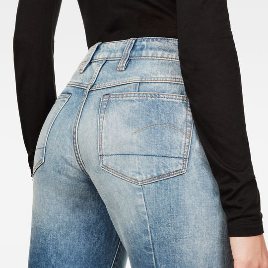 Lanc 3D High Waist Straight Jeans Dada sport preloved - seconde main