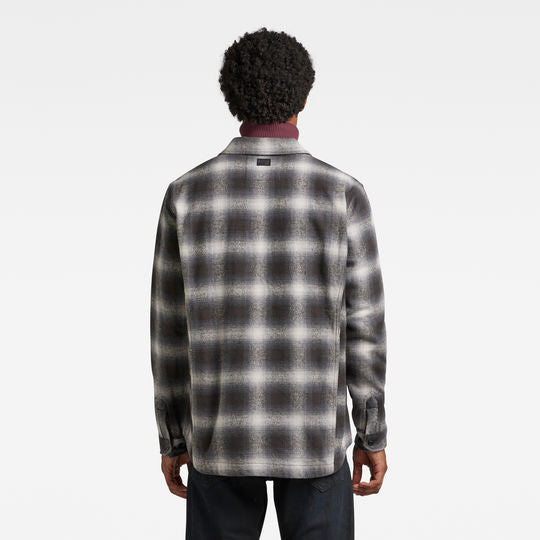 Unisex Check Zip Reg Overshirt Dada sport preloved - seconde main