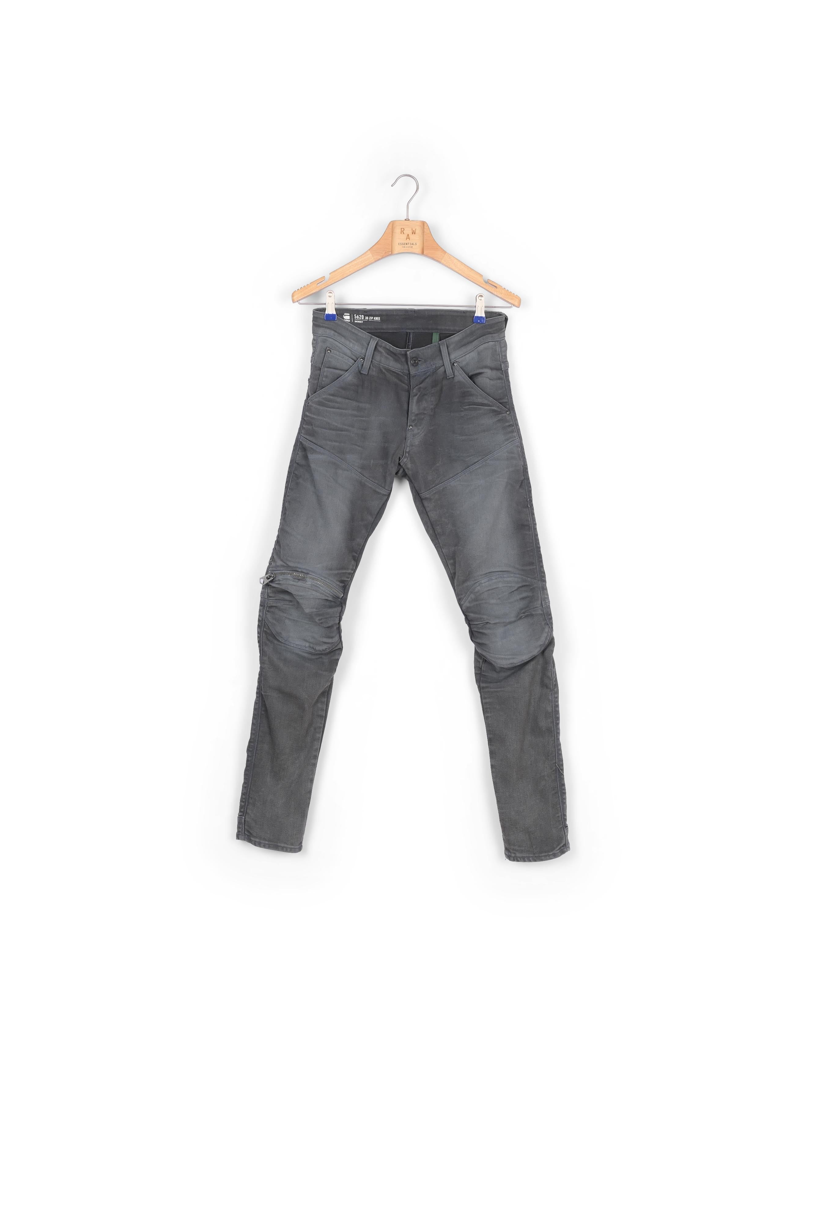 5620 3D Zip Knee Skinny Jeans Dada sport preloved - seconde main