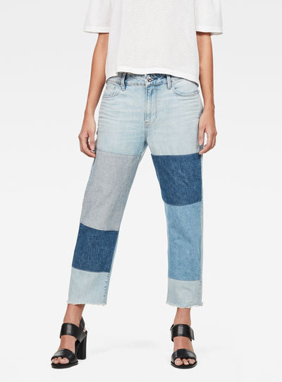 3301 Mid waist Boyfriend Ripped 7/8-Length Jeans Dada sport preloved - seconde main