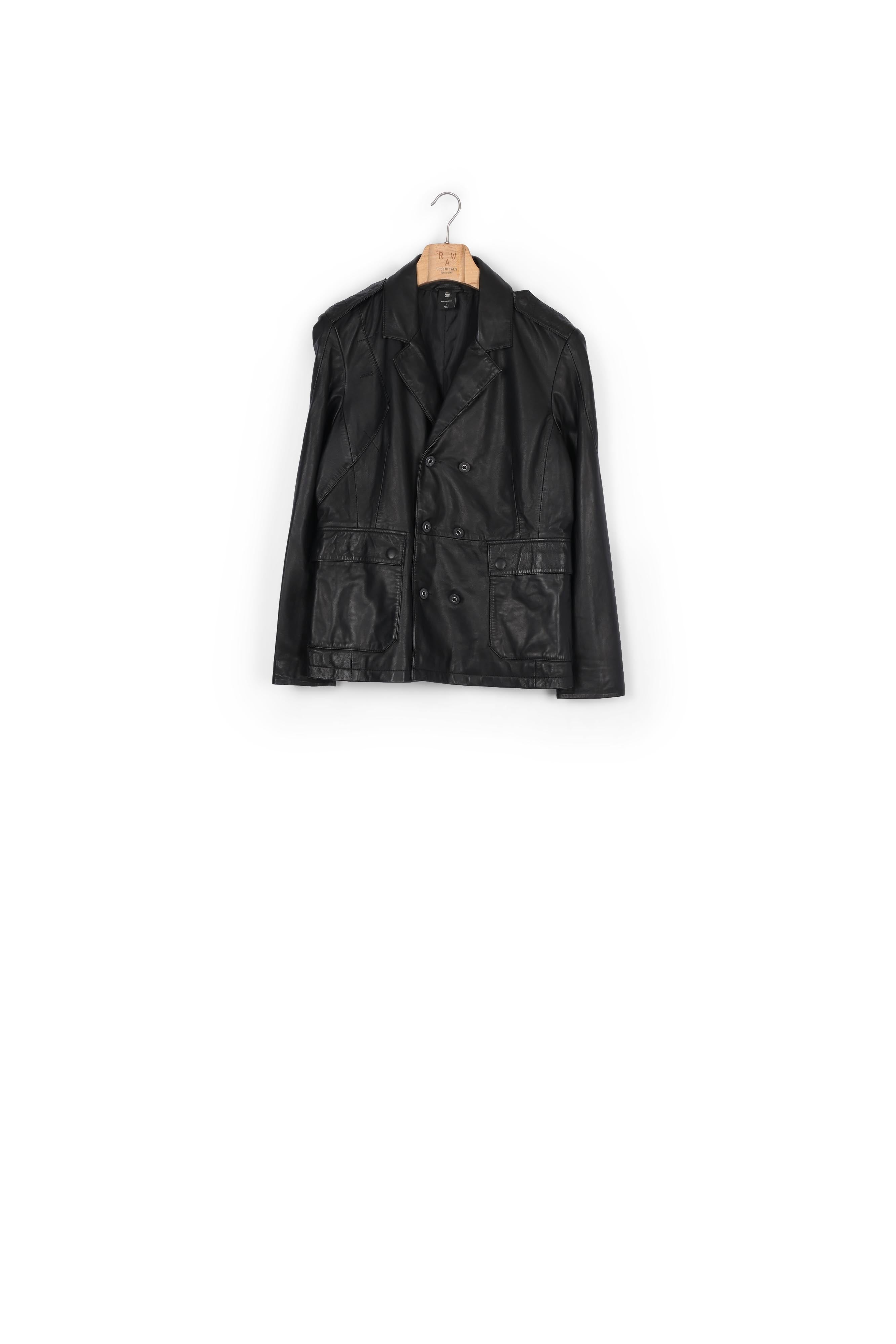 Y2K Lederen Peacoat Dada sport preloved - seconde main