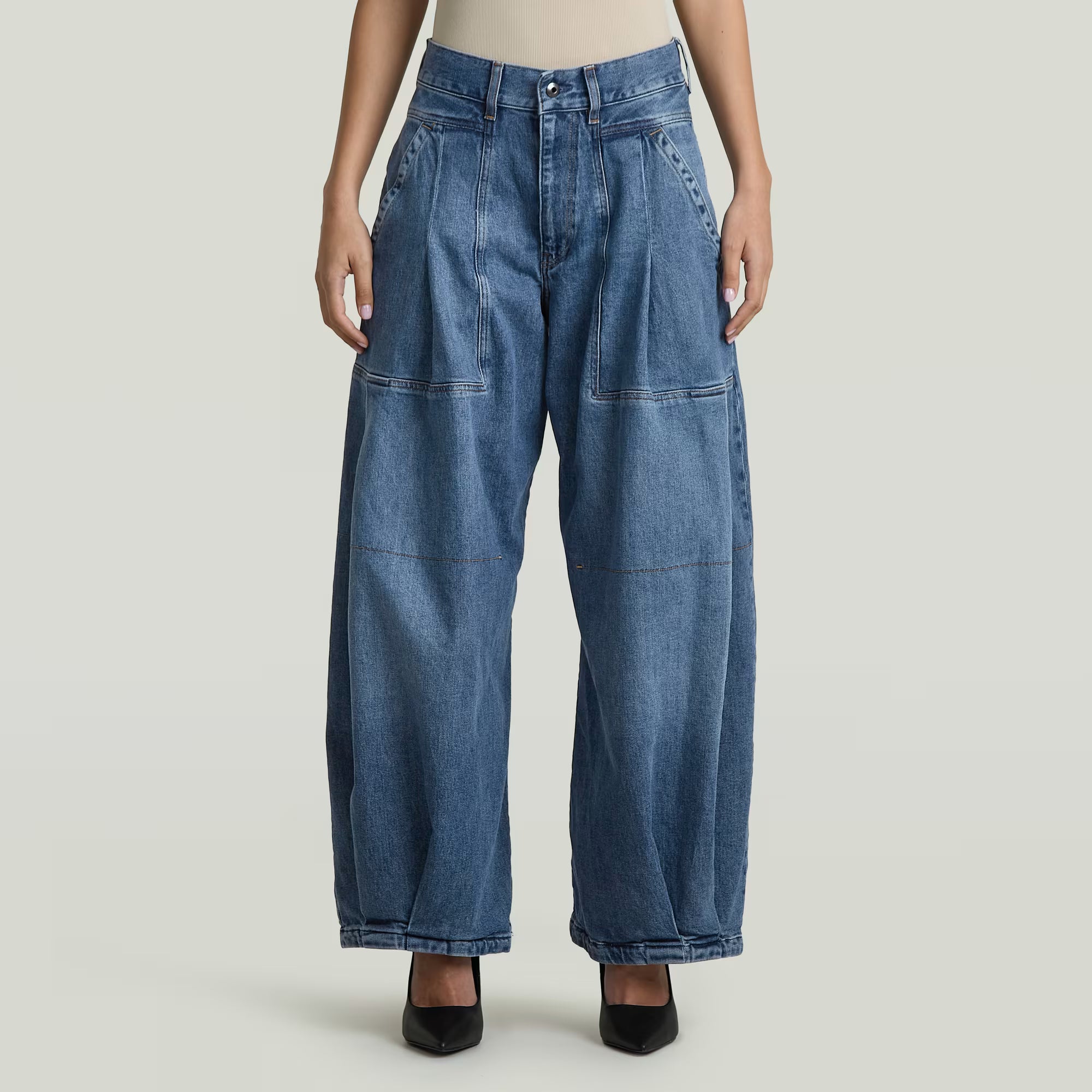 Pleated Loose Jeans Dada sport preloved - seconde main