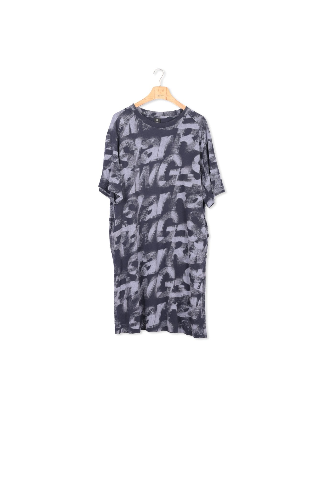 Sprayed Letters Loose Dress Dada sport preloved - seconde main