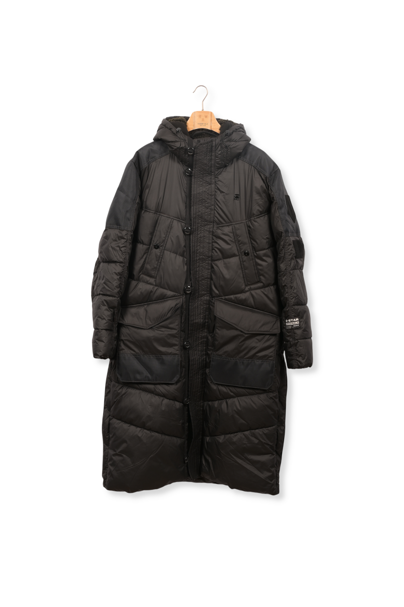 Utility Quilted Hooded Extra Long Parka Dada sport preloved - seconde main