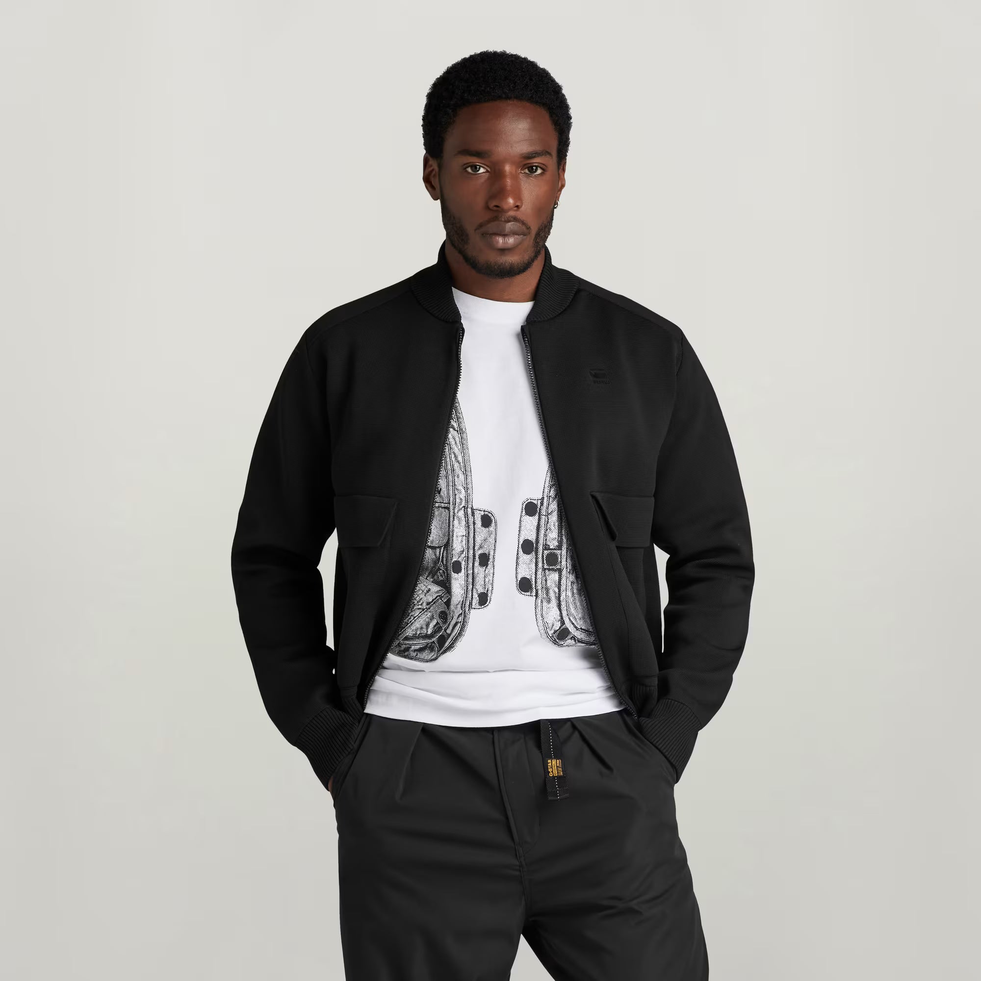Engineered Knitted Bomber Dada sport preloved - seconde main