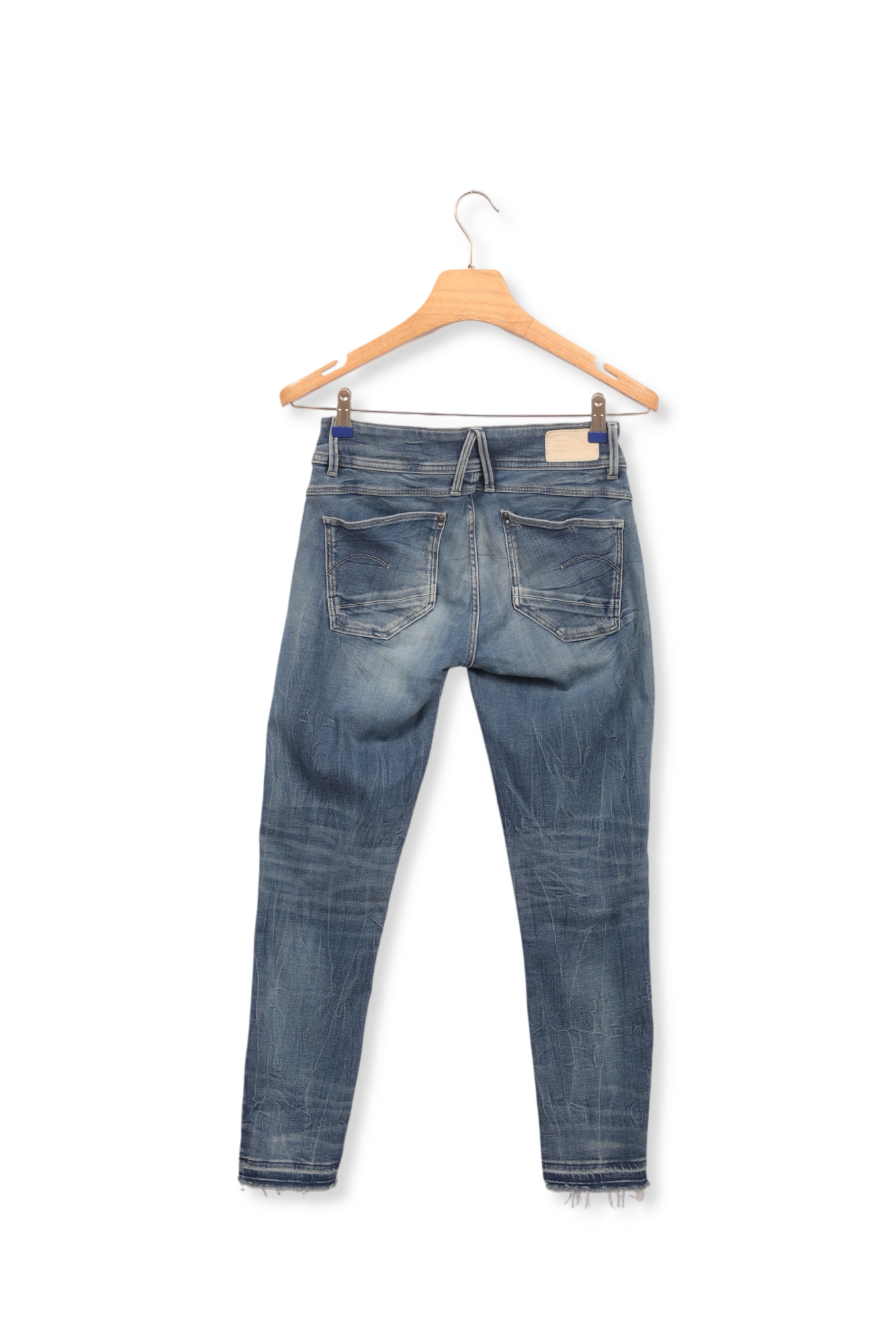 Lynn Mid Skinny Ripped Edge Ankle Jeans Dada sport preloved - seconde main