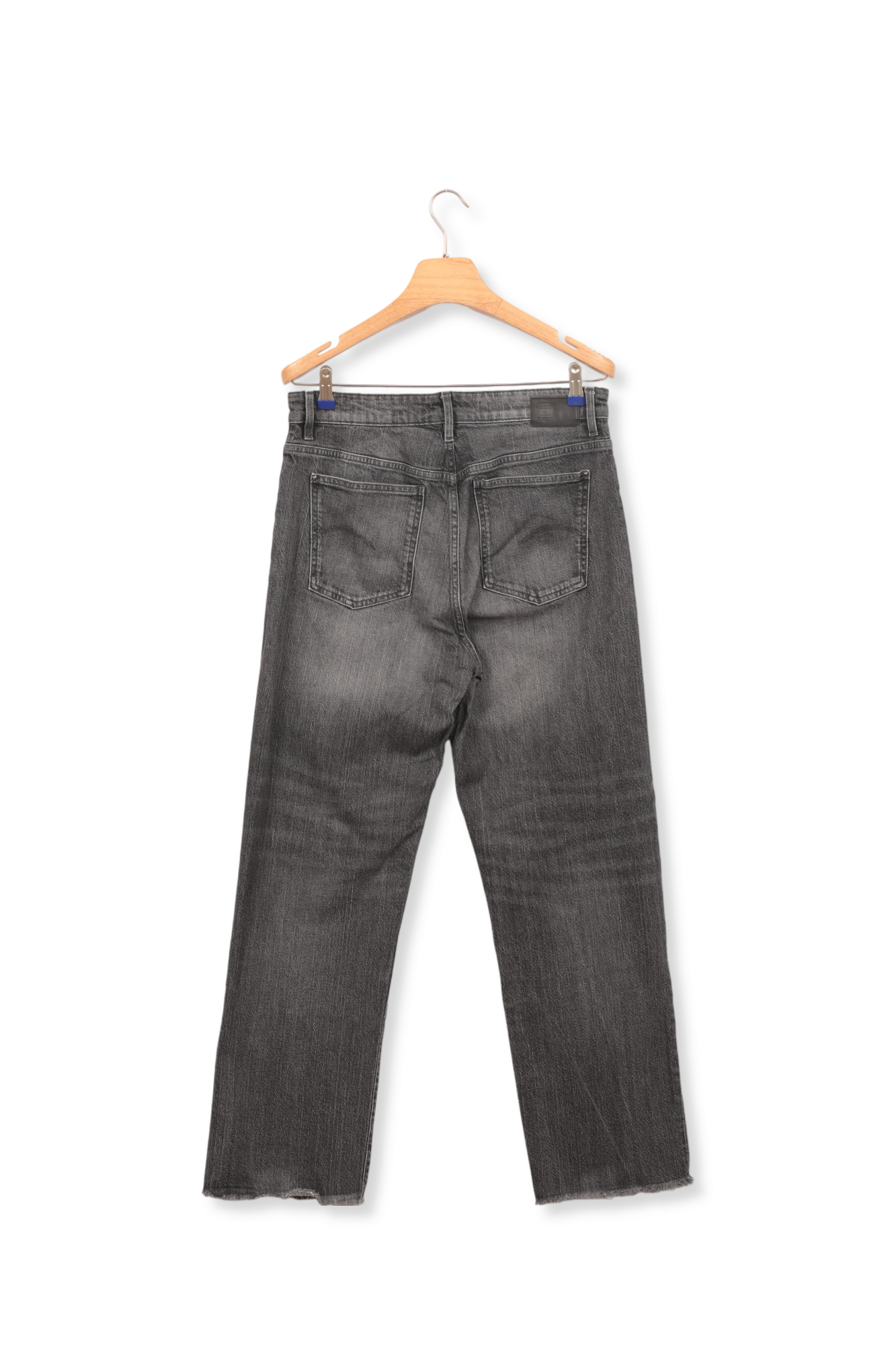 Tedie Ultra High Straight Raw Edge Ankle Jeans Dada sport preloved - seconde main