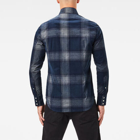 3301 Slim Check Hemd Dada sport preloved - seconde main