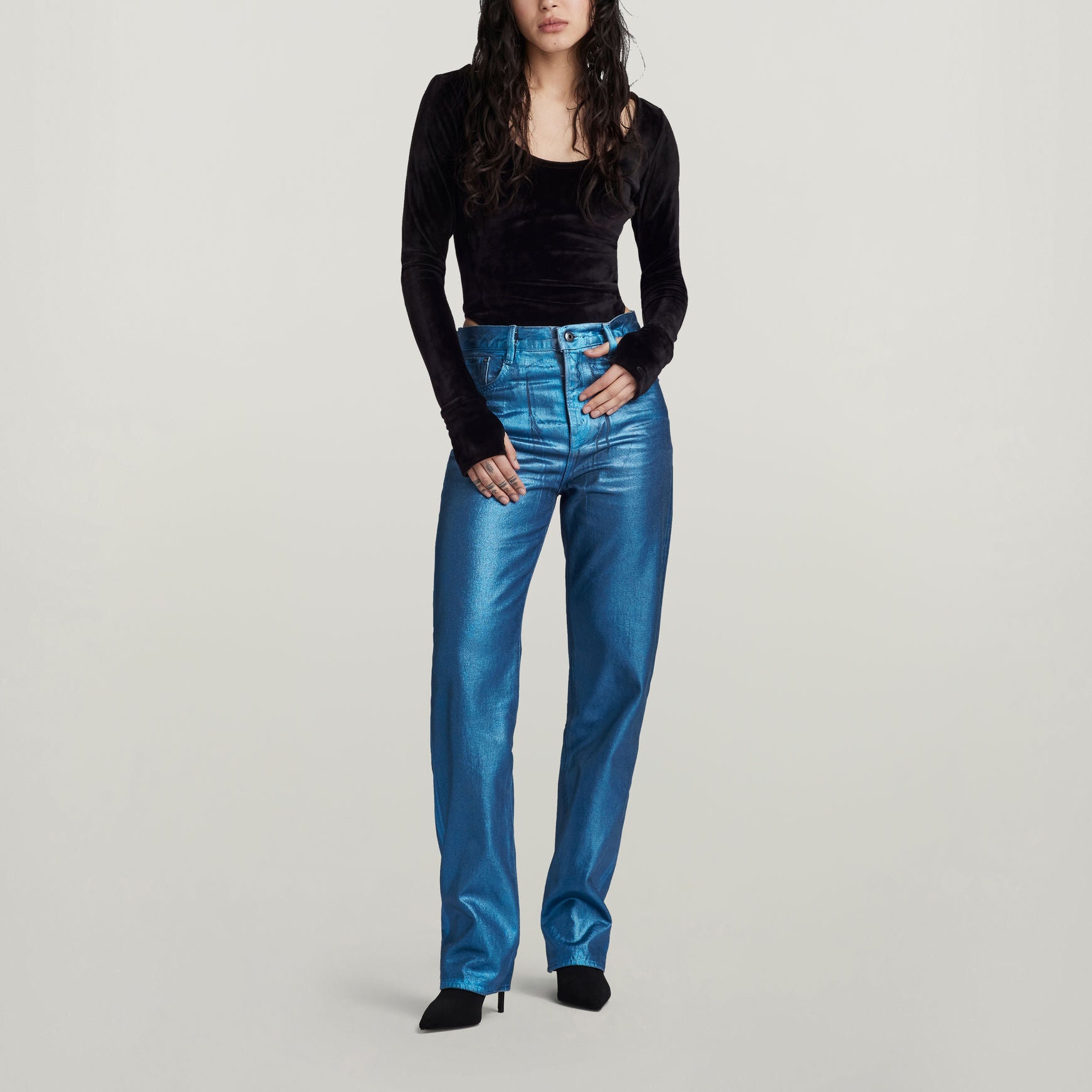 Jean Viktoria High Straight Dada sport preloved - seconde main