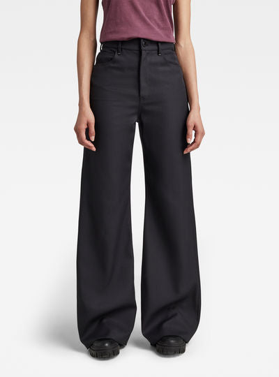 Deck Ultra High Wide Leg Wool Pants Dada sport preloved - seconde main