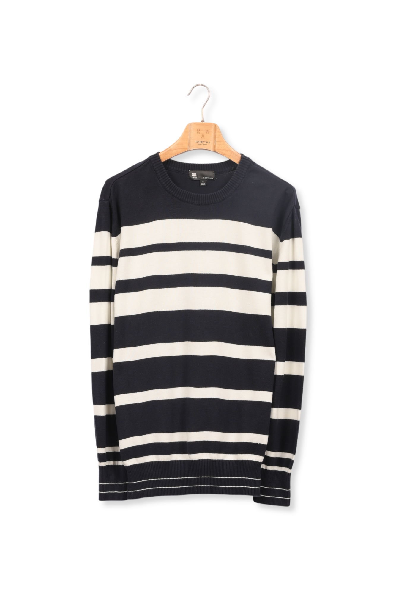 Irregular Stripe Knitted Sweater Dada sport preloved - seconde main