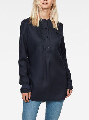 Pleated Bib Tunic Shirt Dada sport preloved - seconde main
