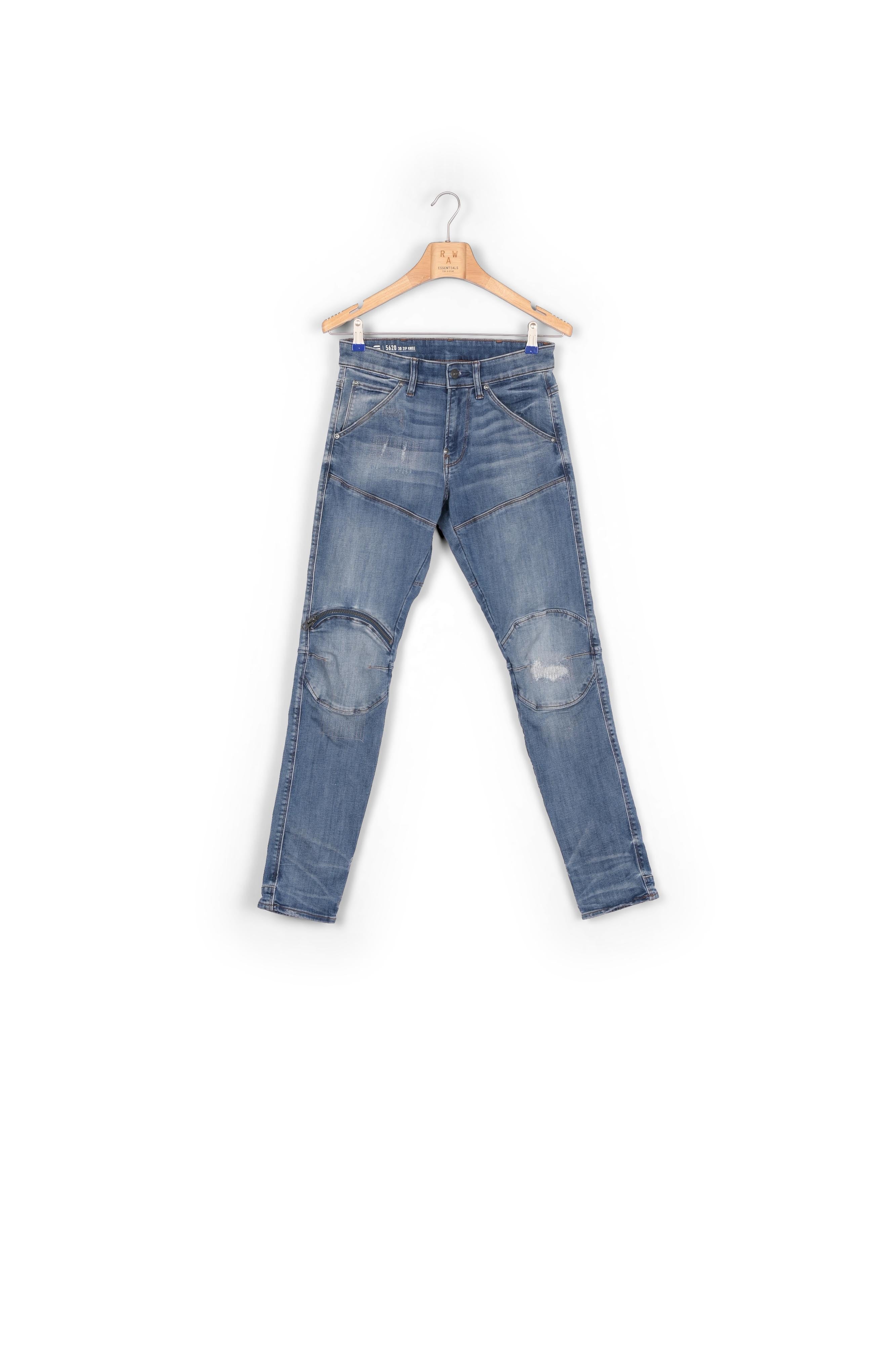 5620 G-Star Elwood 3D Zip Knee Super Slim Jeans Dada sport preloved - seconde main