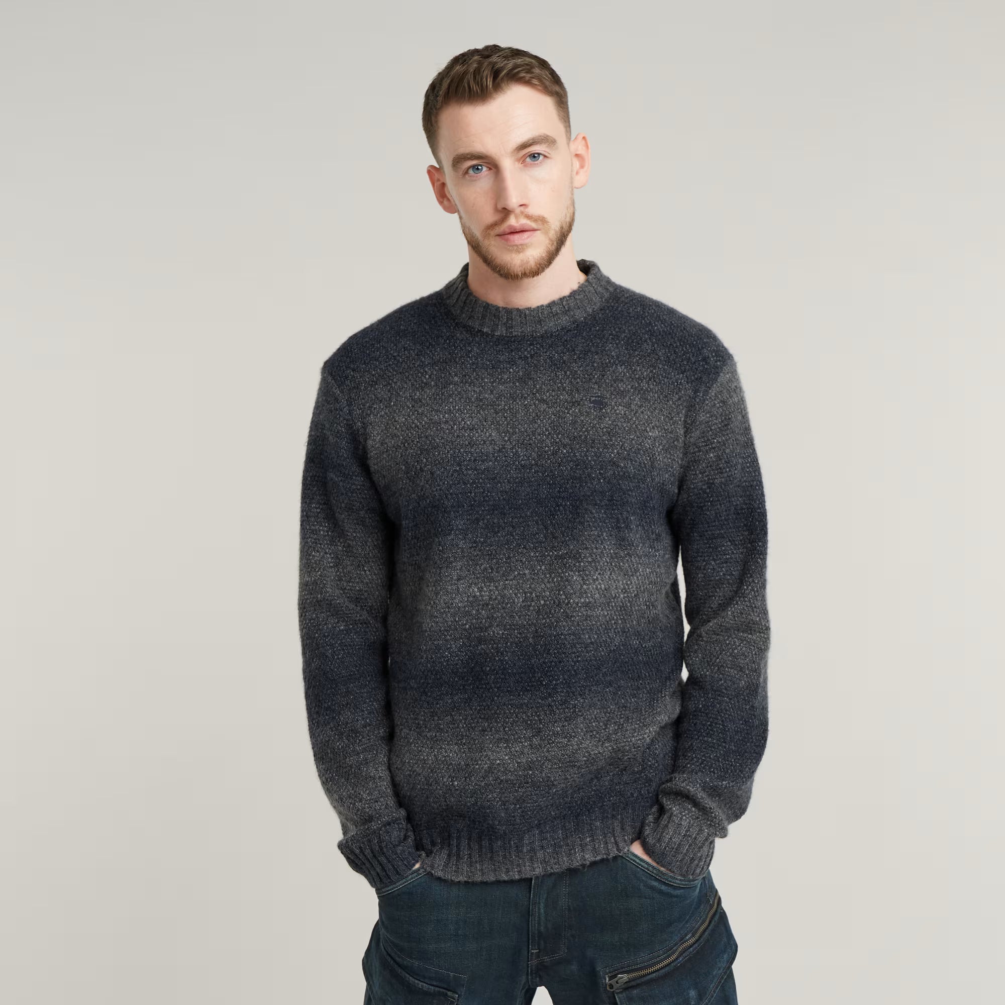 Gradient Knitted Sweater Dada sport preloved - seconde main