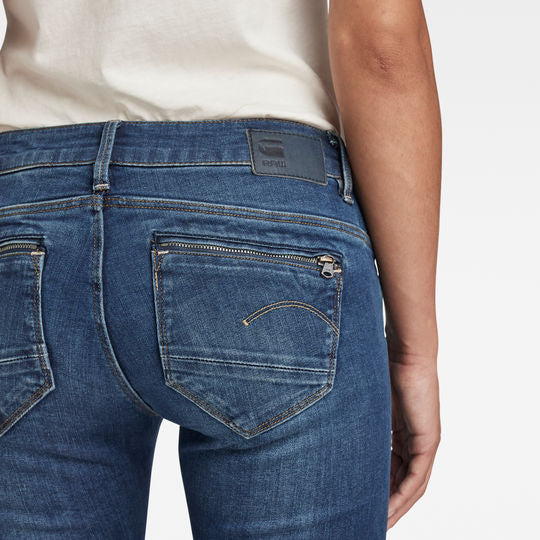 Midge Zip Mid-Waist Skinny Jeans Dada sport preloved - seconde main