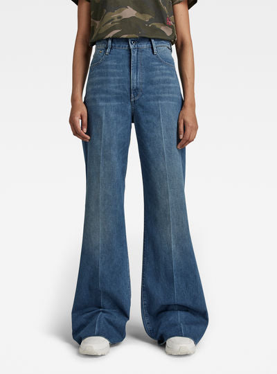 Deck Ultra High Wide Leg Jeans Dada sport preloved - seconde main