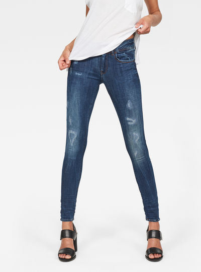 Lynn D-Mid-Waist Super Skinny Jeans Dada sport preloved - seconde main