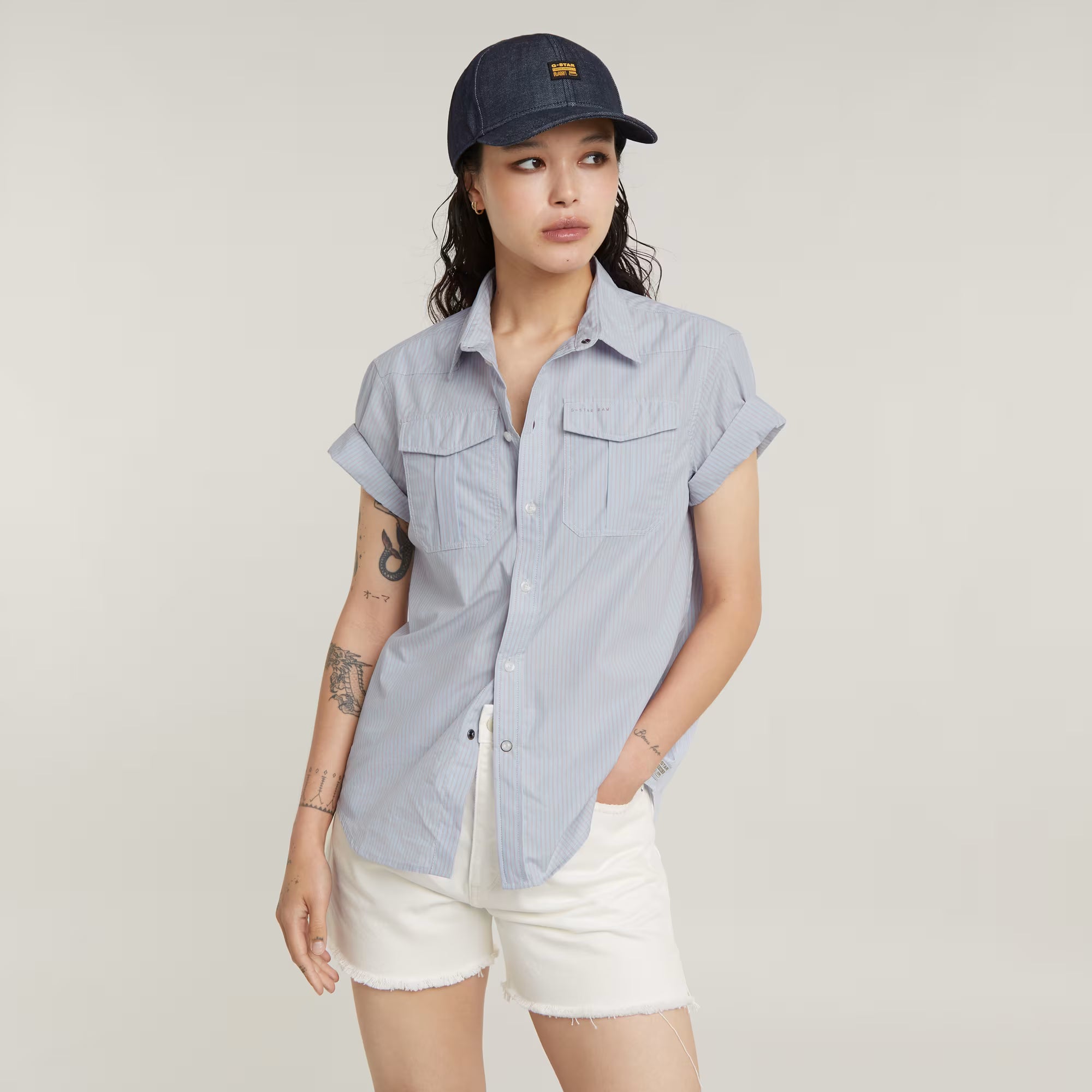 Military Button Down Shirt Dada sport preloved - seconde main