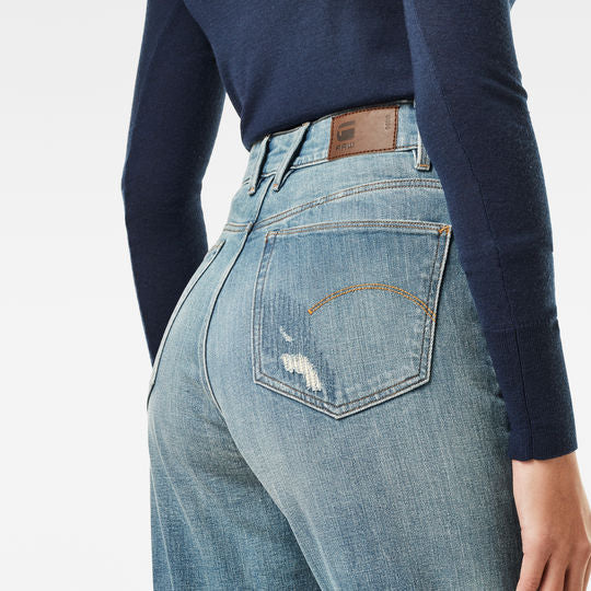 Jean Janeh Ultra High Mom Ankle Dada sport preloved - seconde main