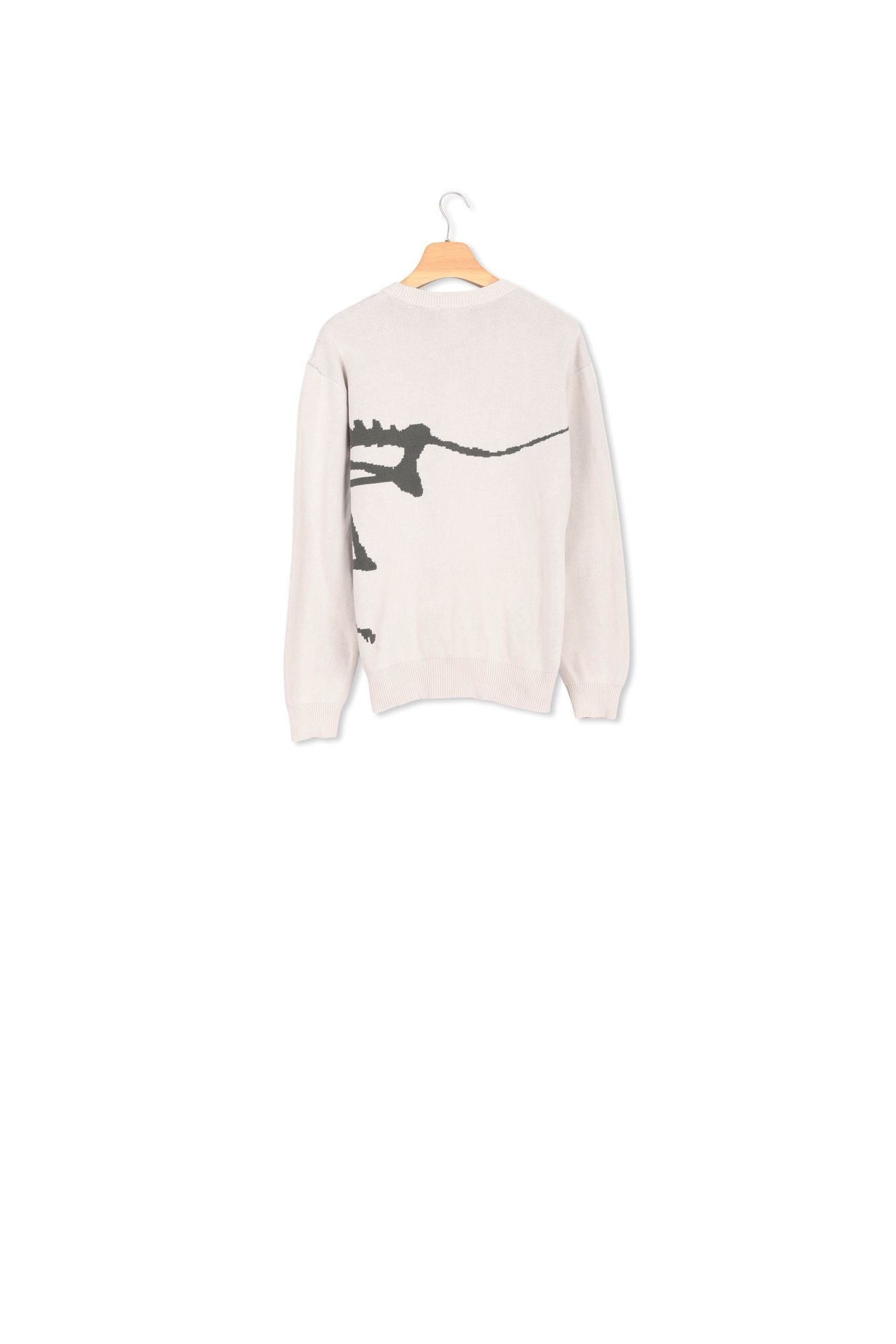 Running Dog Graphic Knitted Pullover Dada sport preloved - seconde main