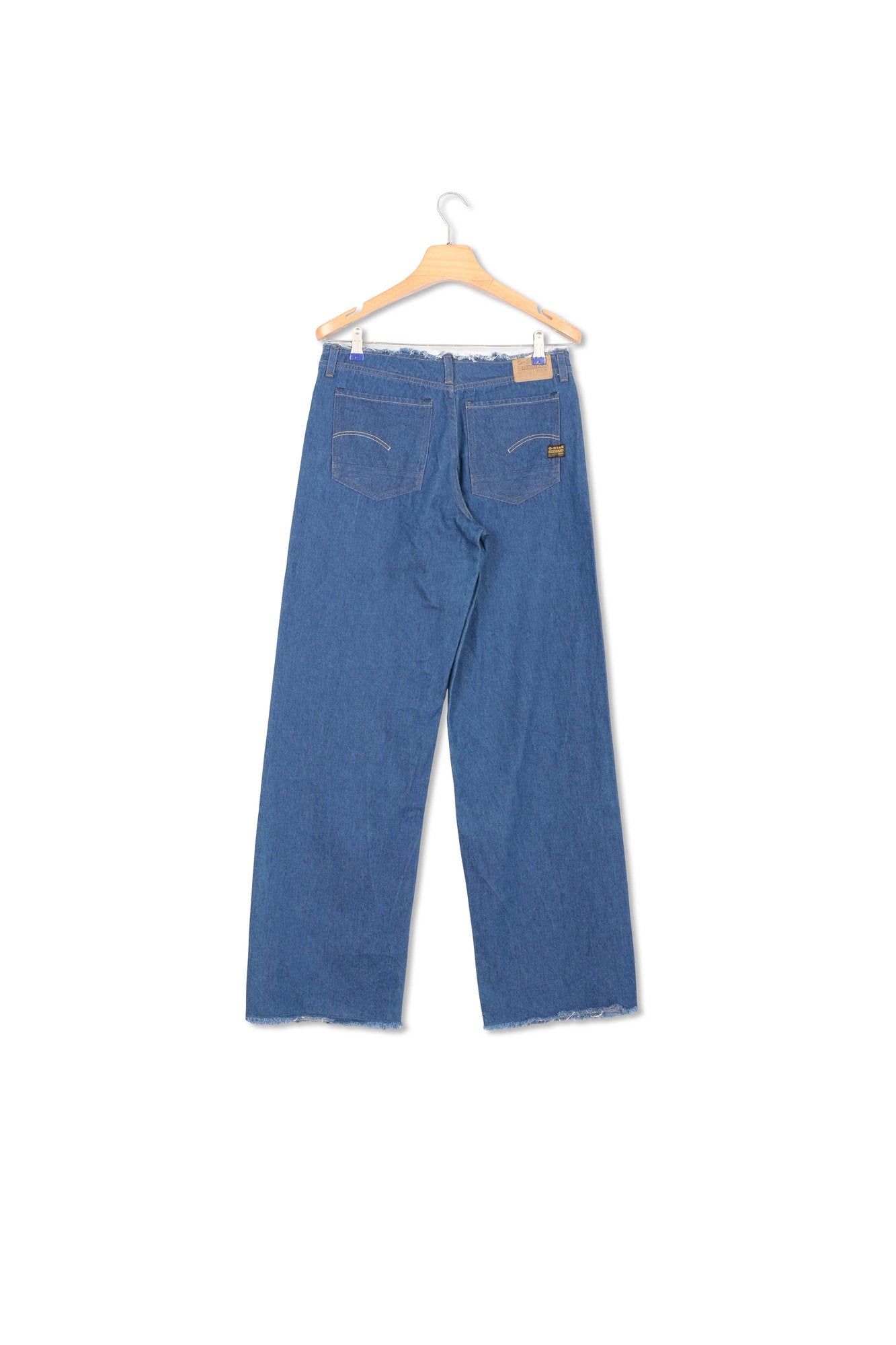 Judee Cut Waistband Low Waist Loose Jeans Dada sport preloved - seconde main