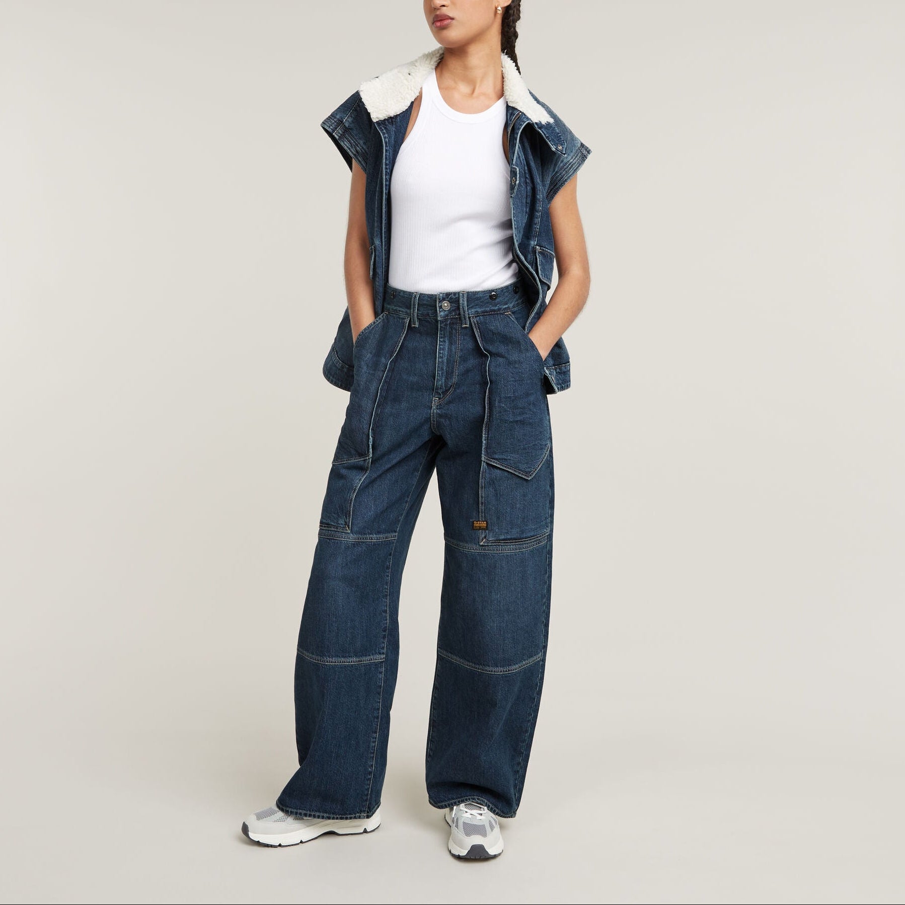 Barrel Utility High Loose Jeans Dada sport preloved - seconde main