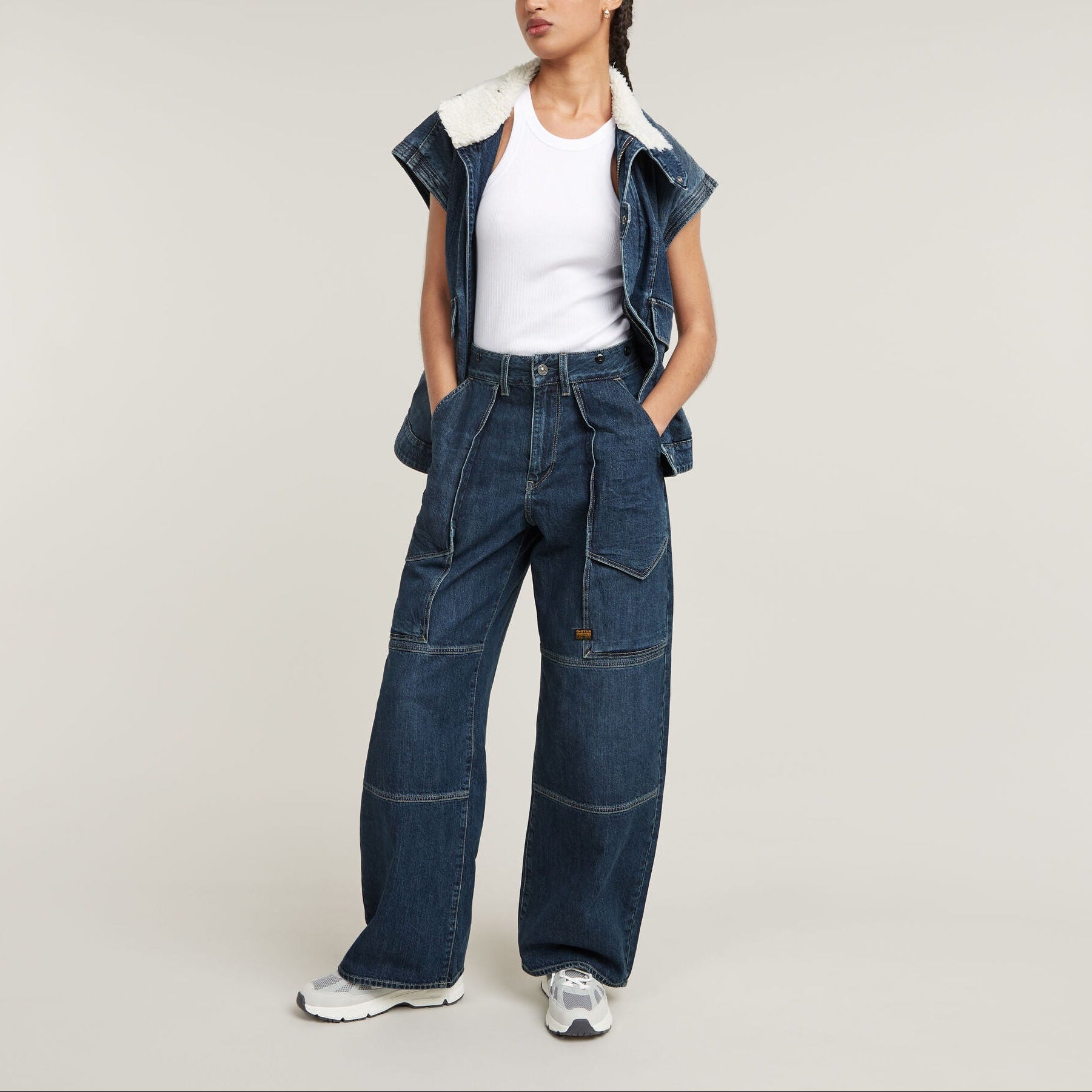 Barrel Utility High Loose Jeans Dada sport preloved - seconde main
