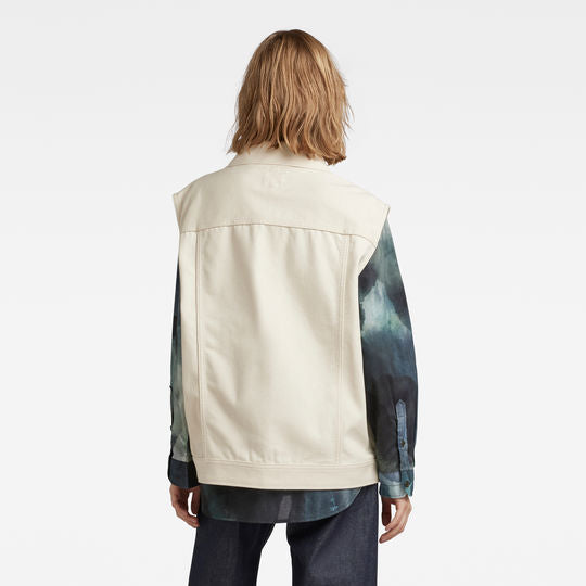 Oversized Denim Vest Evergreen Dada sport preloved - seconde main