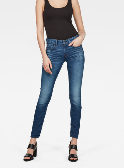 3301 Deconstructed Mid Waist Skinny Jeans Dada sport preloved - seconde main