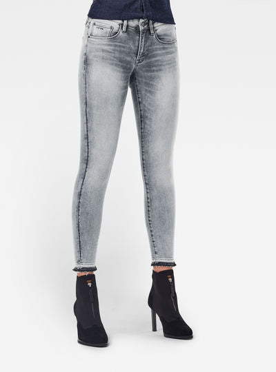 3301 Mid Skinny Ripped Edge Ankle Jeans Dada sport preloved - seconde main