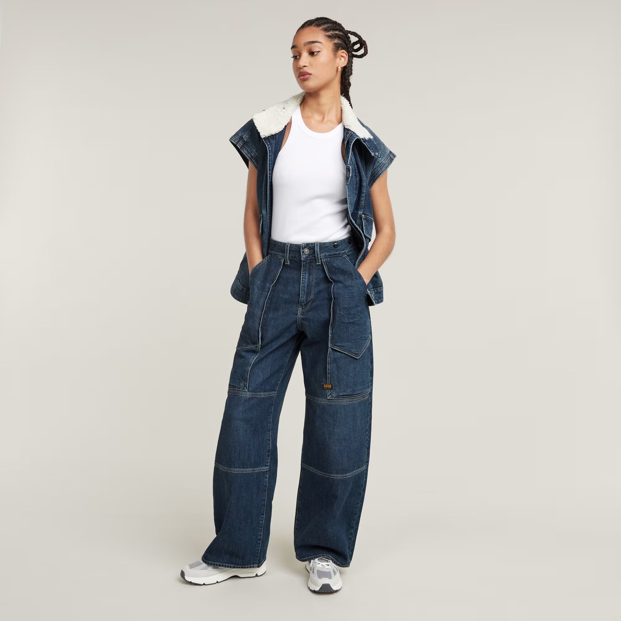 Barrel Utility High Loose Jeans Dada sport preloved - seconde main