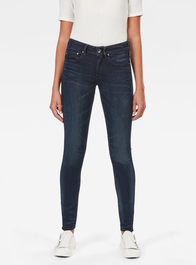 Midge Zip Mid Waist Skinny Color Jeans Dada sport preloved - seconde main
