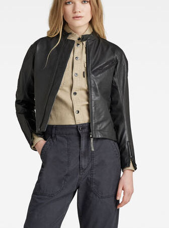 Moto Leather Jacke Mix Dada sport preloved - seconde main