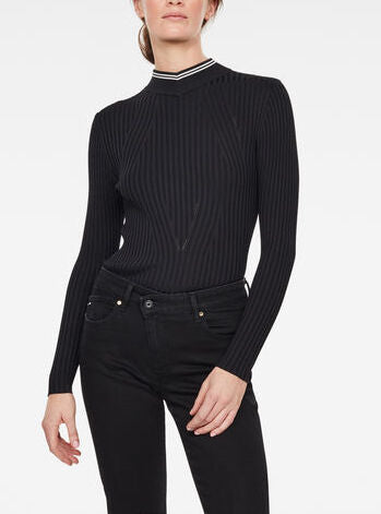 Lynn Mock Turtleneck Knitted Sweater Dada sport preloved - seconde main