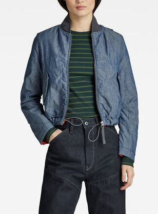 Gewatteerd Bomberjack Drawstring Dada sport preloved - seconde main