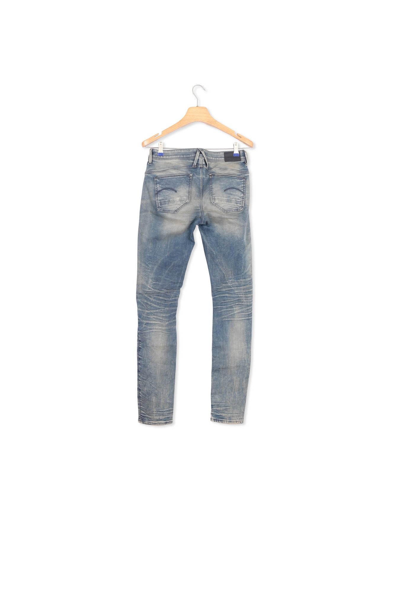 Lynn Navy Mid Waist Skinny Jeans Dada sport preloved - seconde main