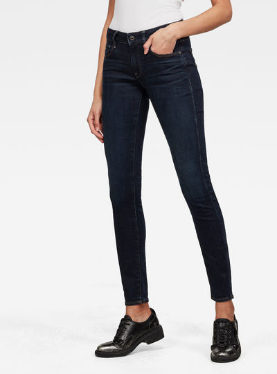 3301 Mid Wasit Skinny Jeans Dada sport preloved - seconde main