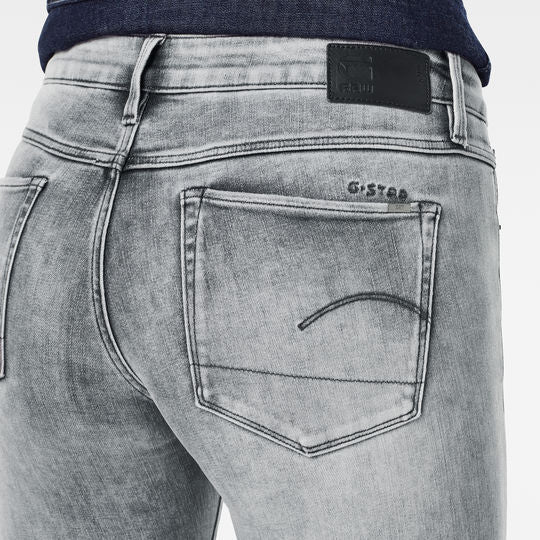 3301 Mid Skinny Ripped Edge Ankle Jeans Dada sport preloved - seconde main