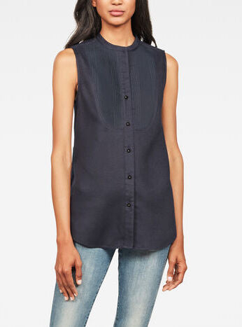 Pleated Bib Shirt Dada sport preloved - seconde main