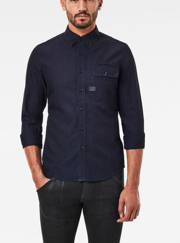 Bristum Flap Button Down Slim Hemd Dada sport preloved - seconde main