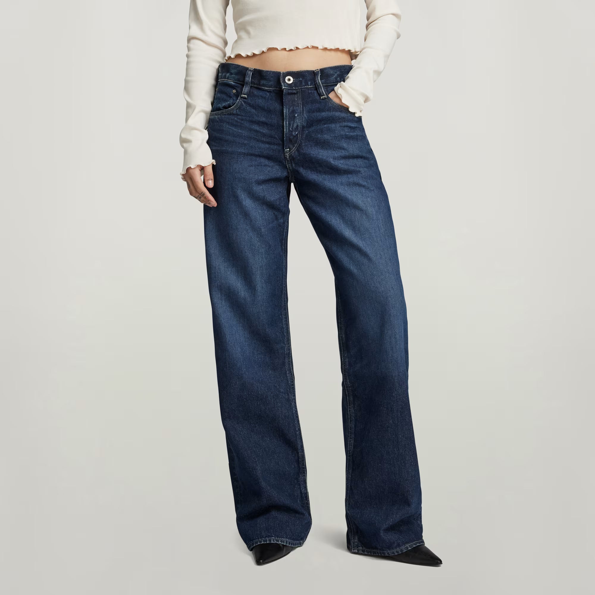 Judee Low Waist Loose Jeans Dada sport preloved - seconde main