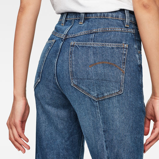 Lanc 3D High waist Straight 90s Ripped Jeans Dada sport preloved - seconde main