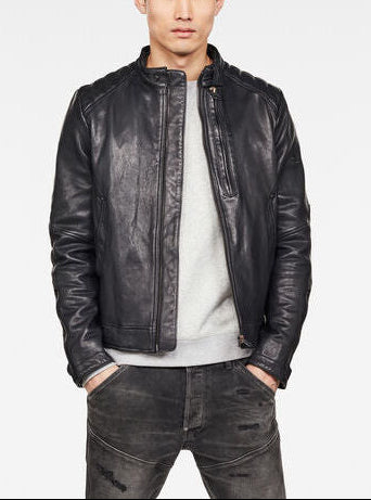 Biker Leather Jacket Dada sport preloved - seconde main