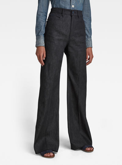 Deck Ultra High Wide Leg Jeans Dada sport preloved - seconde main